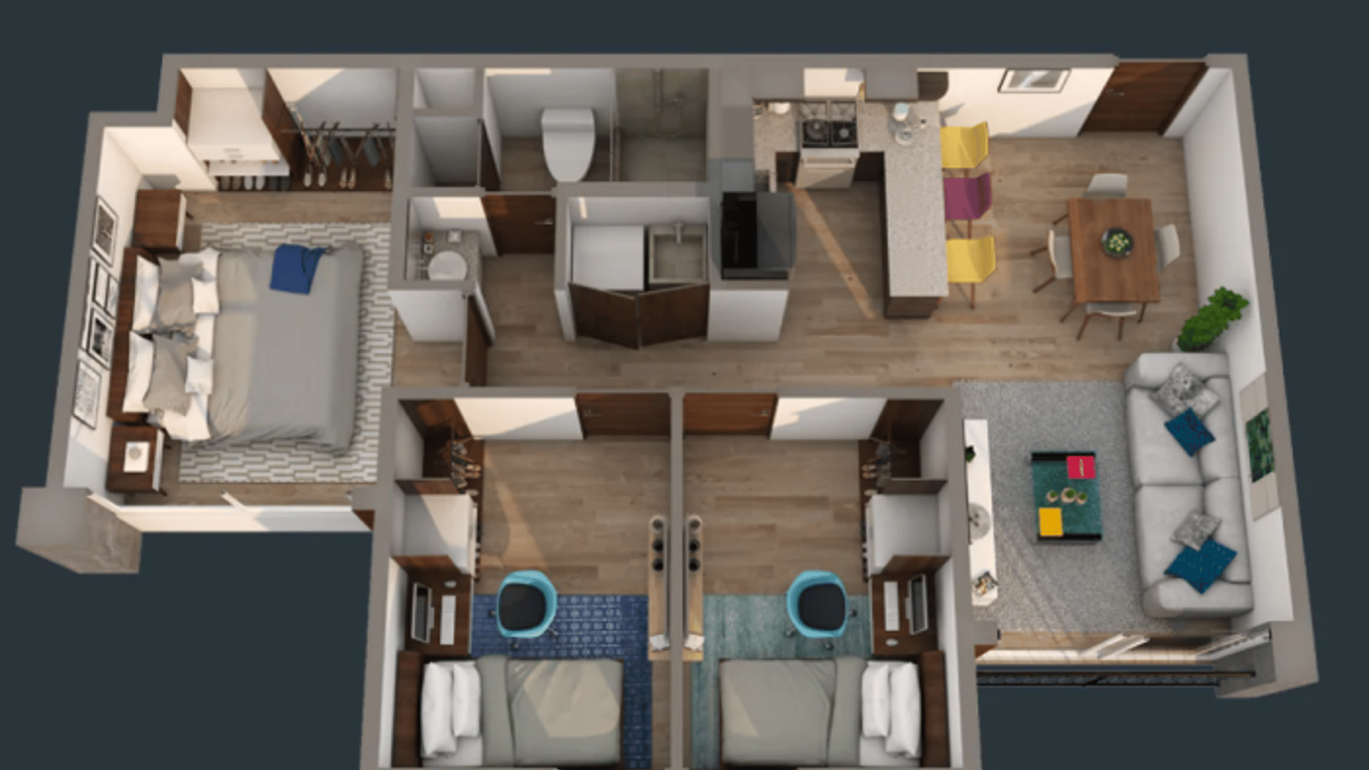 Apartamento en renta en zona 10, Santa Catarina Pinula - Miniatura 5