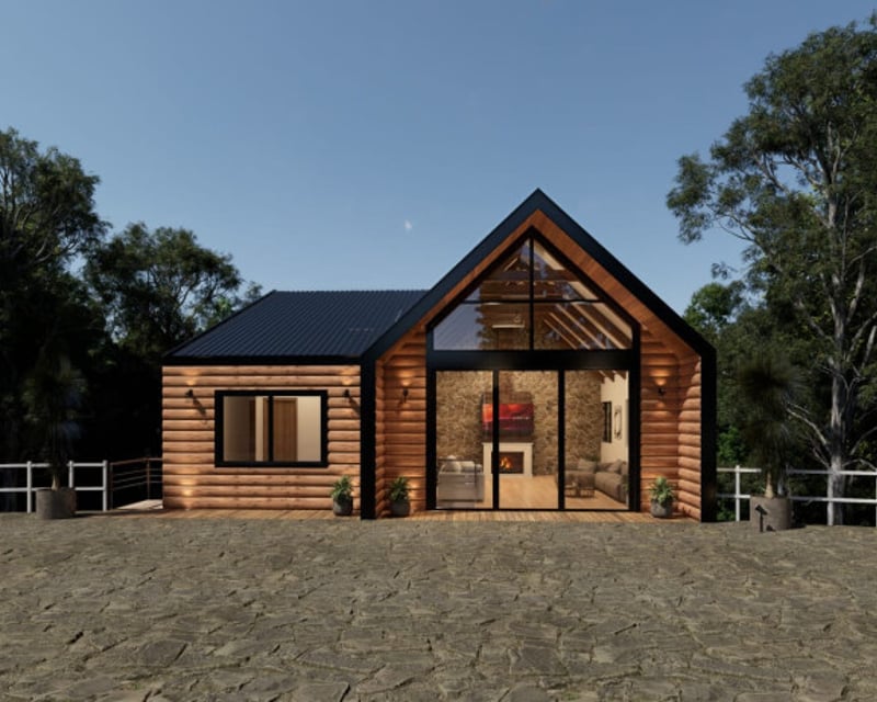 Proyecto de casa en planos finca en Fraijanes