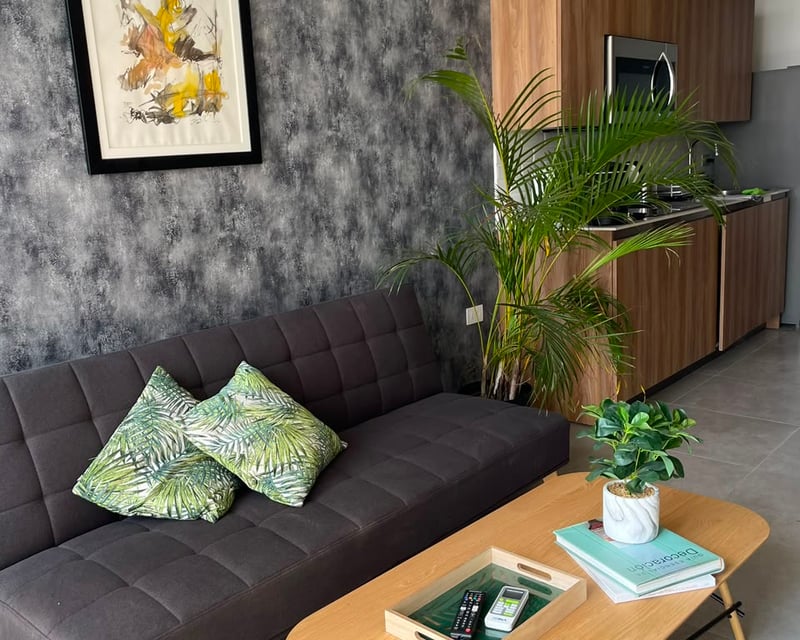 Apartamento amueblado en renta zona 13 / Elemento