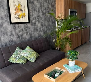 Apartamento amueblado en renta zona 13 / Elemento