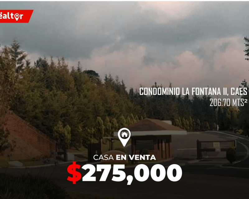 Casa en Venta en Condominio La Fontana II, CAES