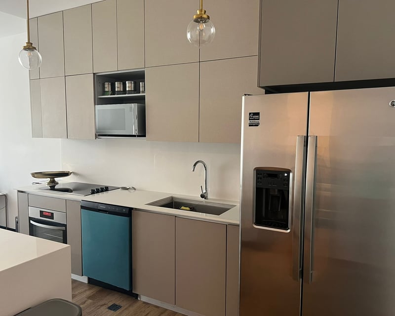 Renta de apartamento amueblado en zona 14 - 2 habitaciones Ref-6018