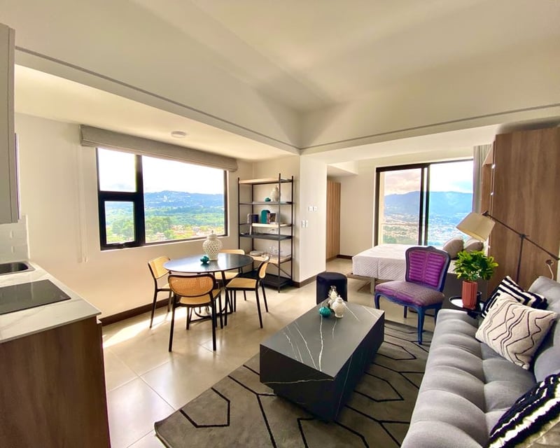 Apartamento nuevo, nivel alto con vistas en venta, Elemento zona 13