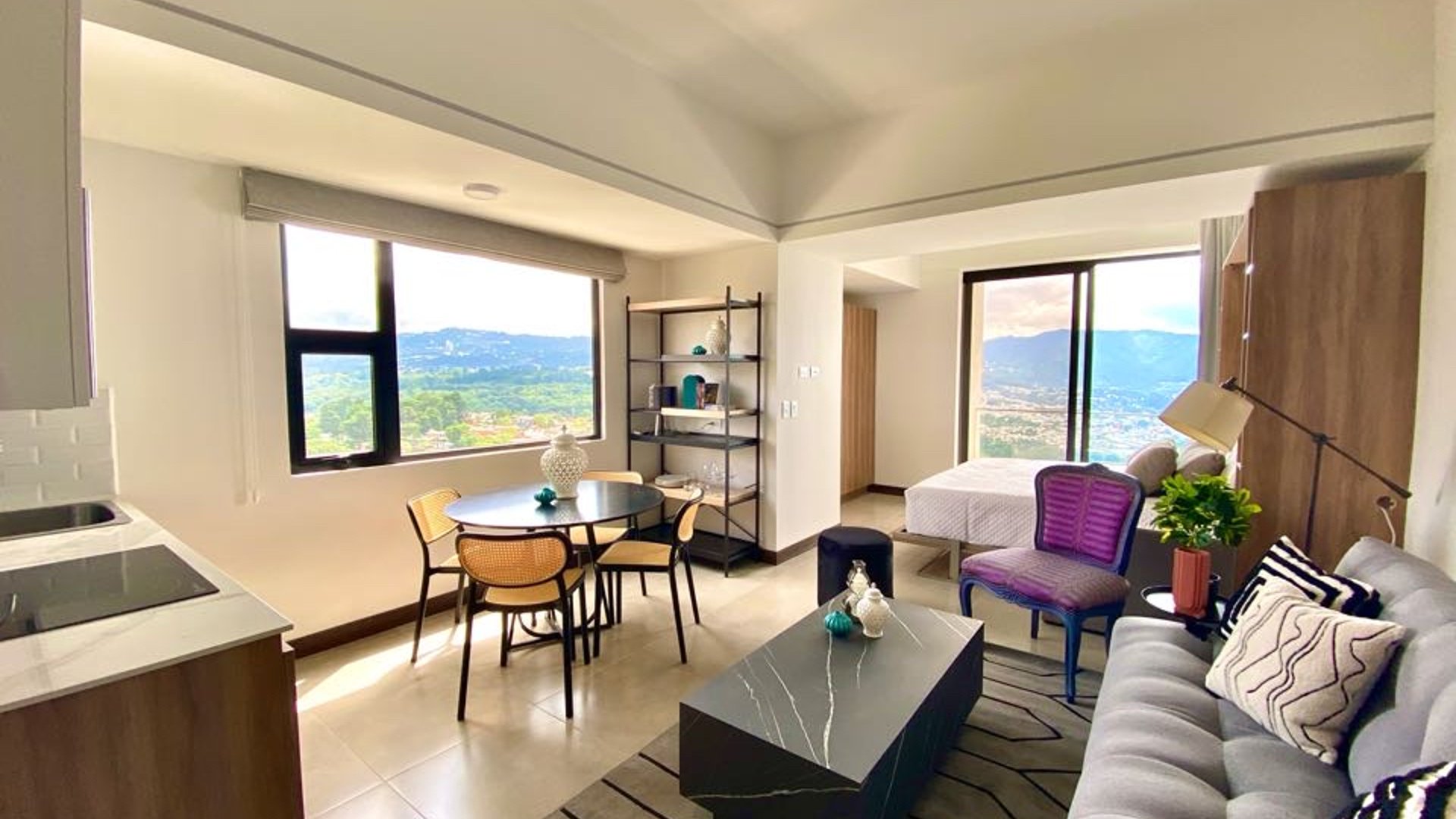 Apartamento nuevo, nivel alto con vistas en venta, Elemento zona 13