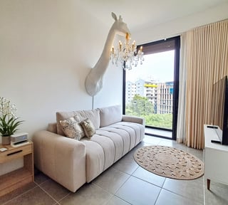 APARTAMENTO AMUEBLADO EDIFICIO QUINCE ESQUINA 69.8 MTS2, 2 DORMITORIOS, ZONA 15