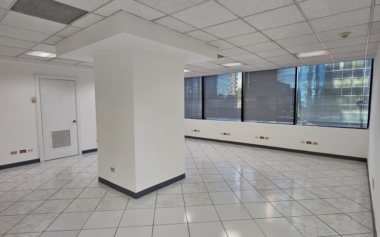 Oficina en venta edificio Europlaza zona 14, 228 m² con divisiones internas y 4 parqueos