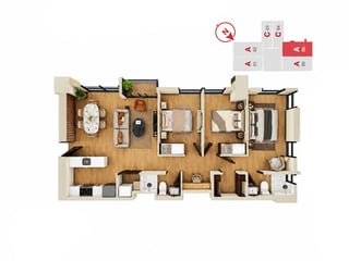 Apartamento en Altaire, zona 11 - 5