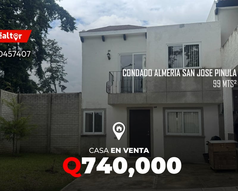 Casa en venta en Condado Almeria San Jose Pinula 