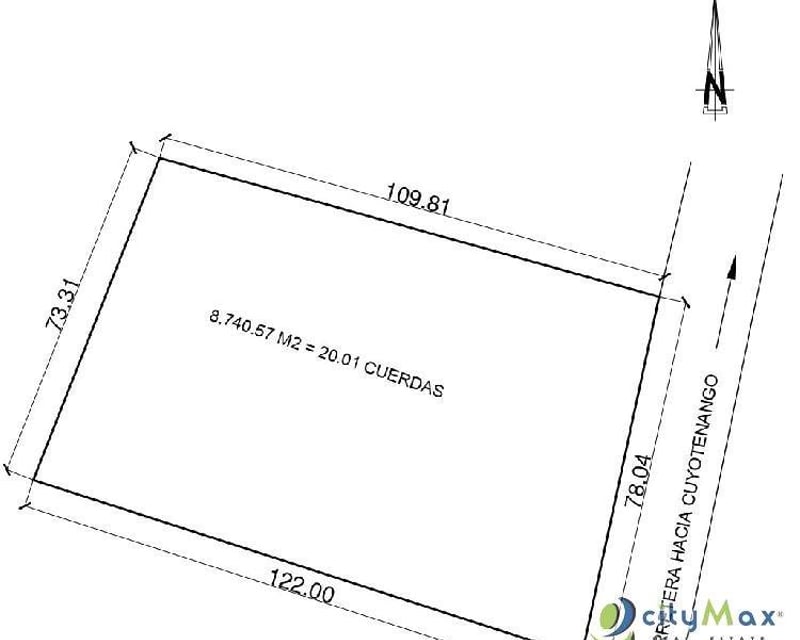 Terreno en venta en Suchitepequez Cuyotenango