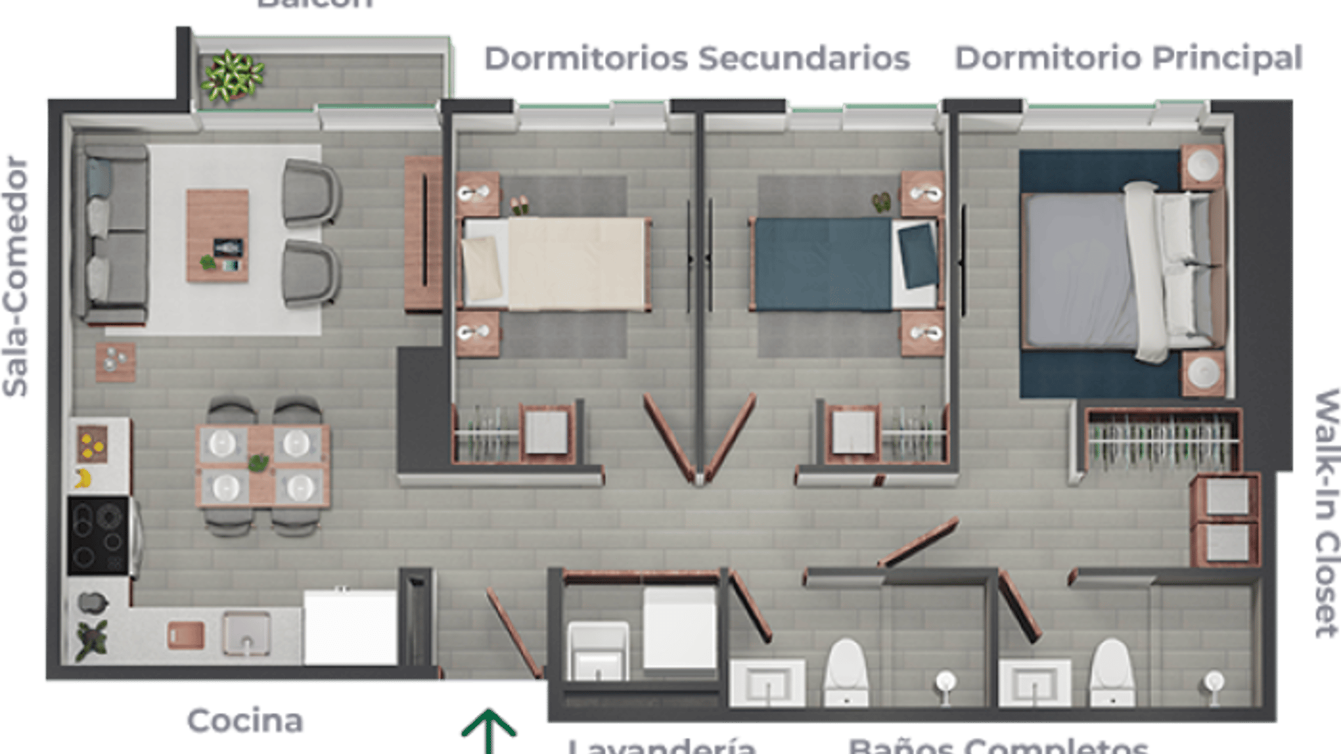 Apartamento nuevo de 3 habitaciones en venta en zona 15 - Miniatura 12