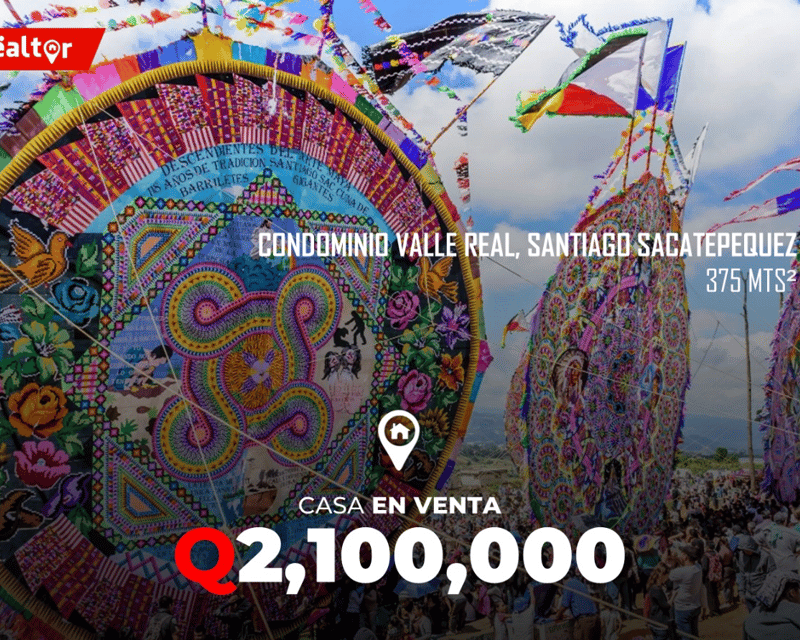 Casa en venta en Condominio Valle Real, Santiago Sacatepequez