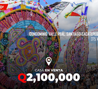 Casa en venta en Condominio Valle Real, Santiago Sacatepequez 