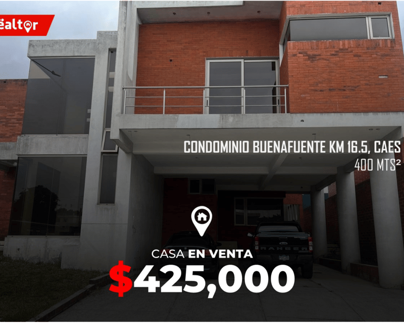 Casa en Venta en Condominio BuenaFuente Km 16.5, CAES