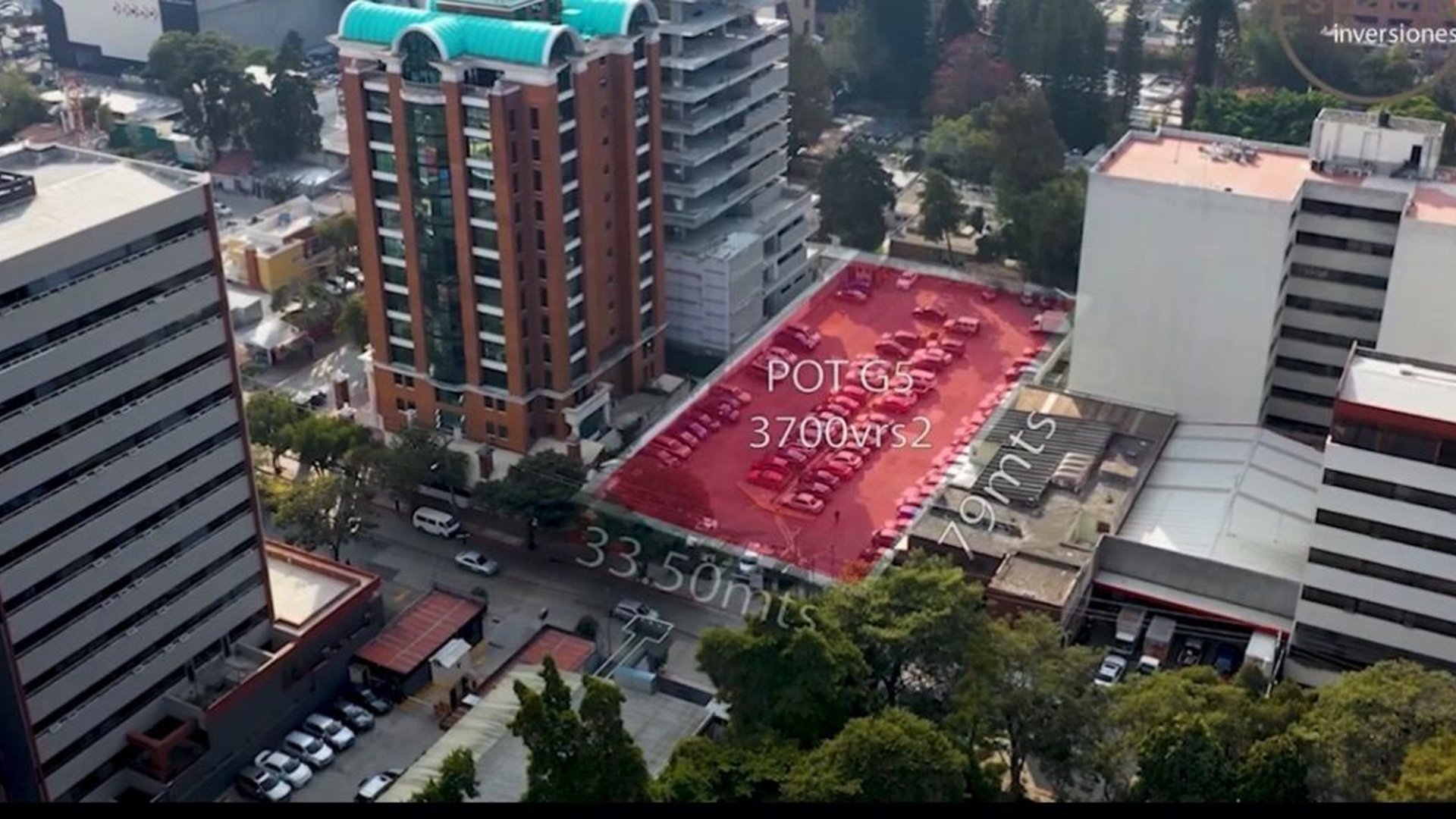 Terreno en renta en zona viva, zona 10