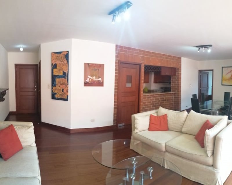 En venta apartamento con muebles rentado en zona 14