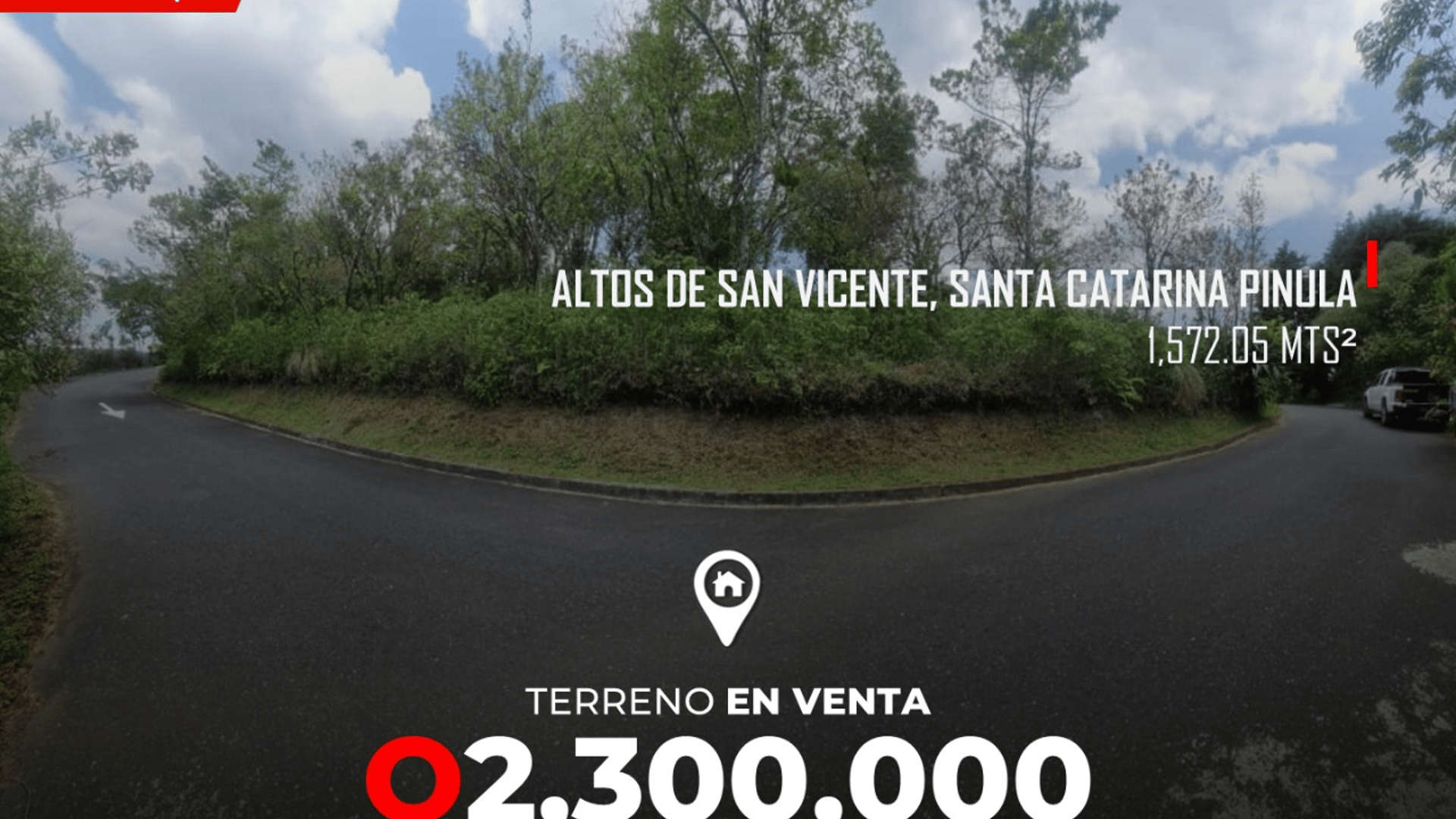 Terreno en Venta en Altos de San Vicente, Sta Catarina Pinula