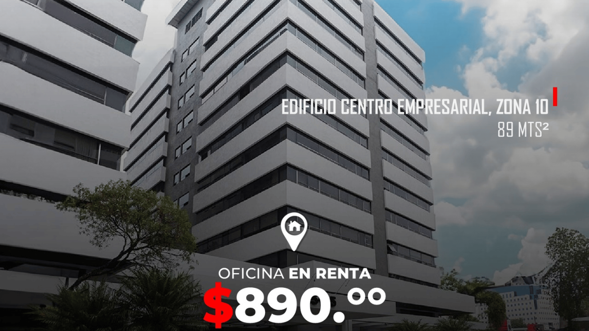 Oficina en Renta en Edificio Centro Empresarial, zona 10