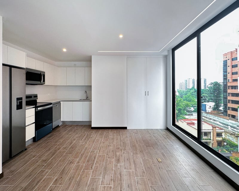 Apartamento en renta de 1 habitación en Zona 14