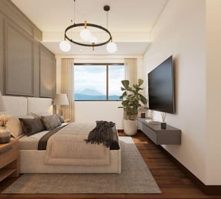 Apartamento en venta en la zona 13 con Jardín