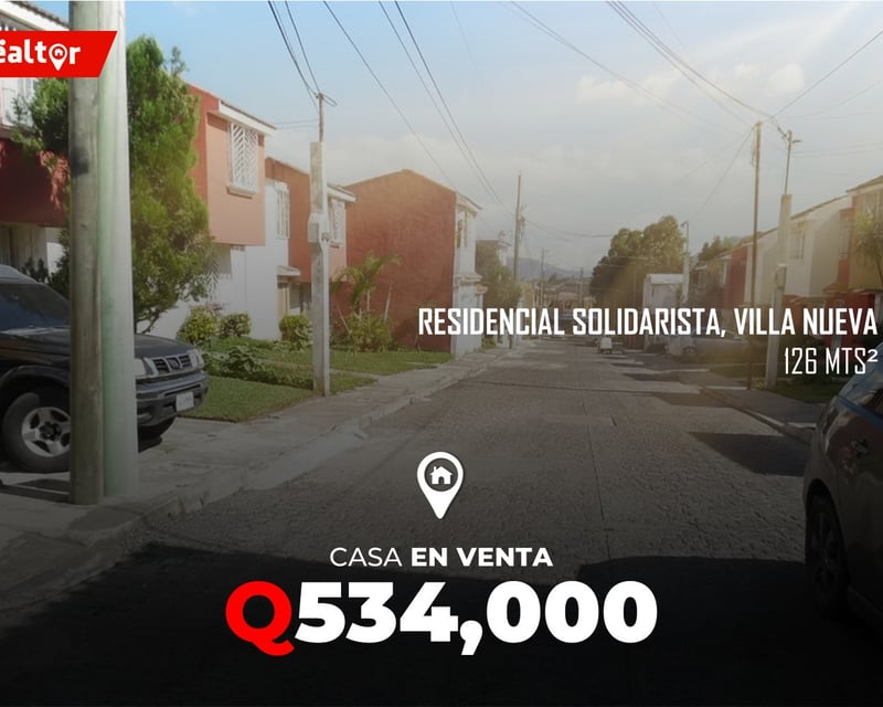 Casa en Venta en Residencial Solidarista, Villa Nueva