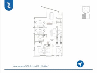 Apartamento en Venta de 3 Habts. en Zona 14 La Villa - Image 8