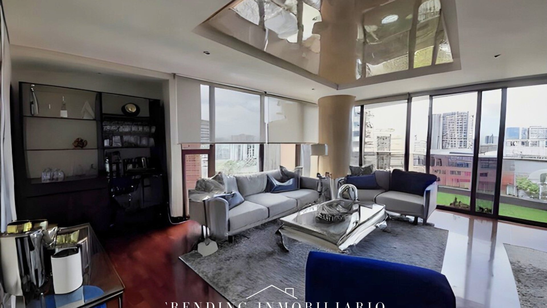 Apartamento en alquiler zona 14 edificio Santa Inés de 3 habitaciones + 2 parqueos