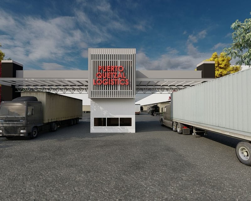 Industrial Warehouse for Sale in Puerto Quetzal, Guatemala - 1000 m², 24/7 Security