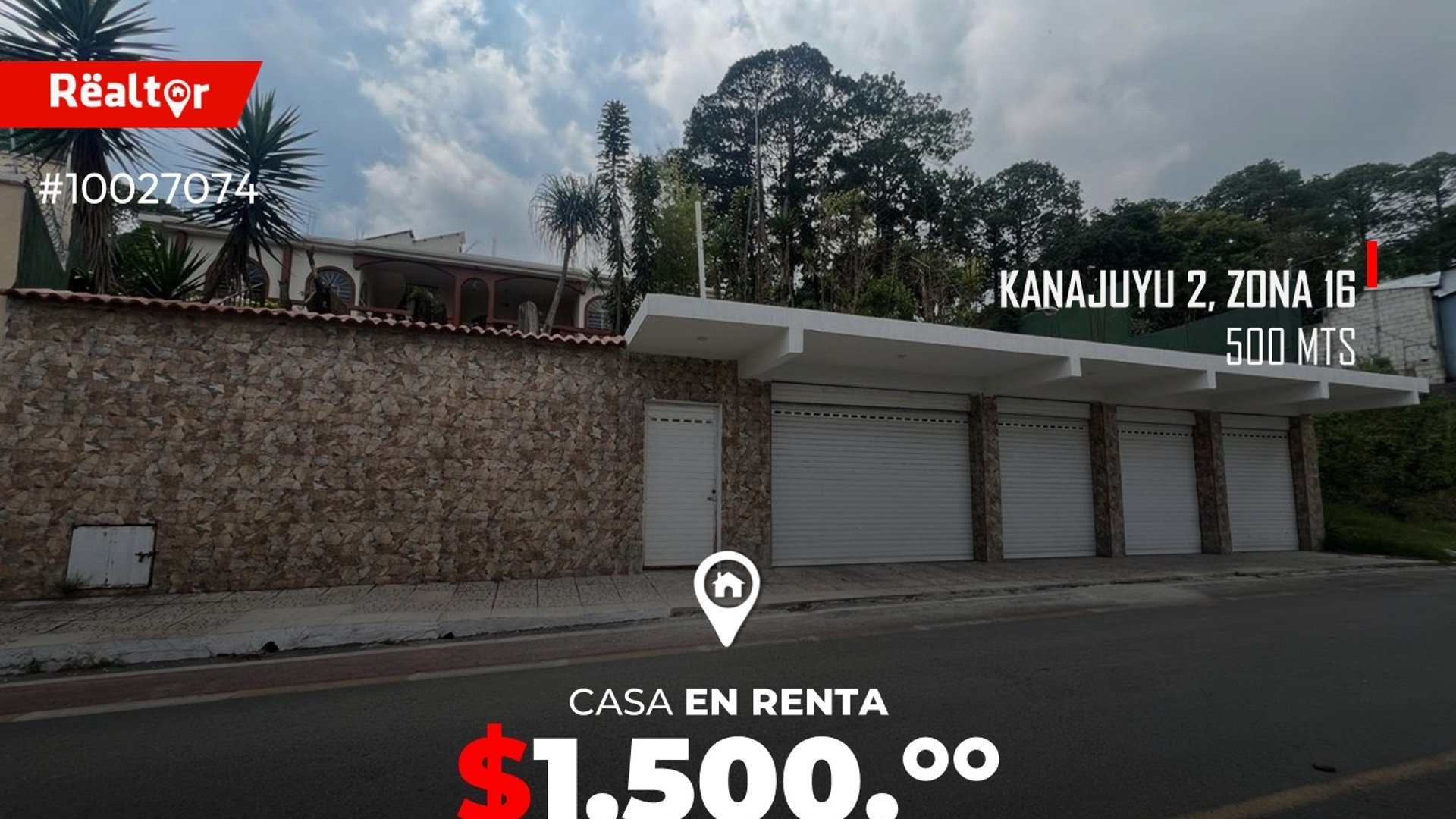 Casa en renta en Kanajuyu 2 zona 16 - Image 1