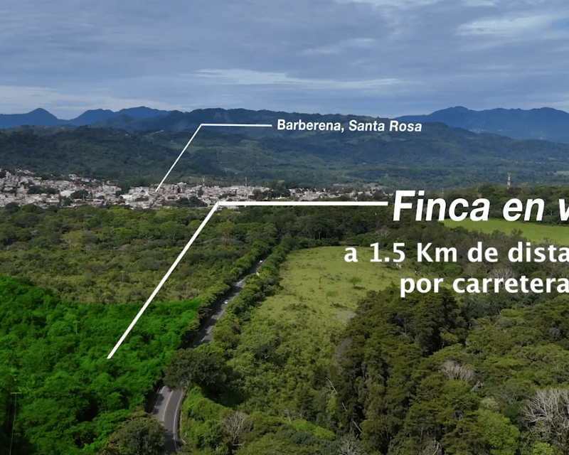 FINCA EN VENTA EN BARBERENA, SANTA ROSA