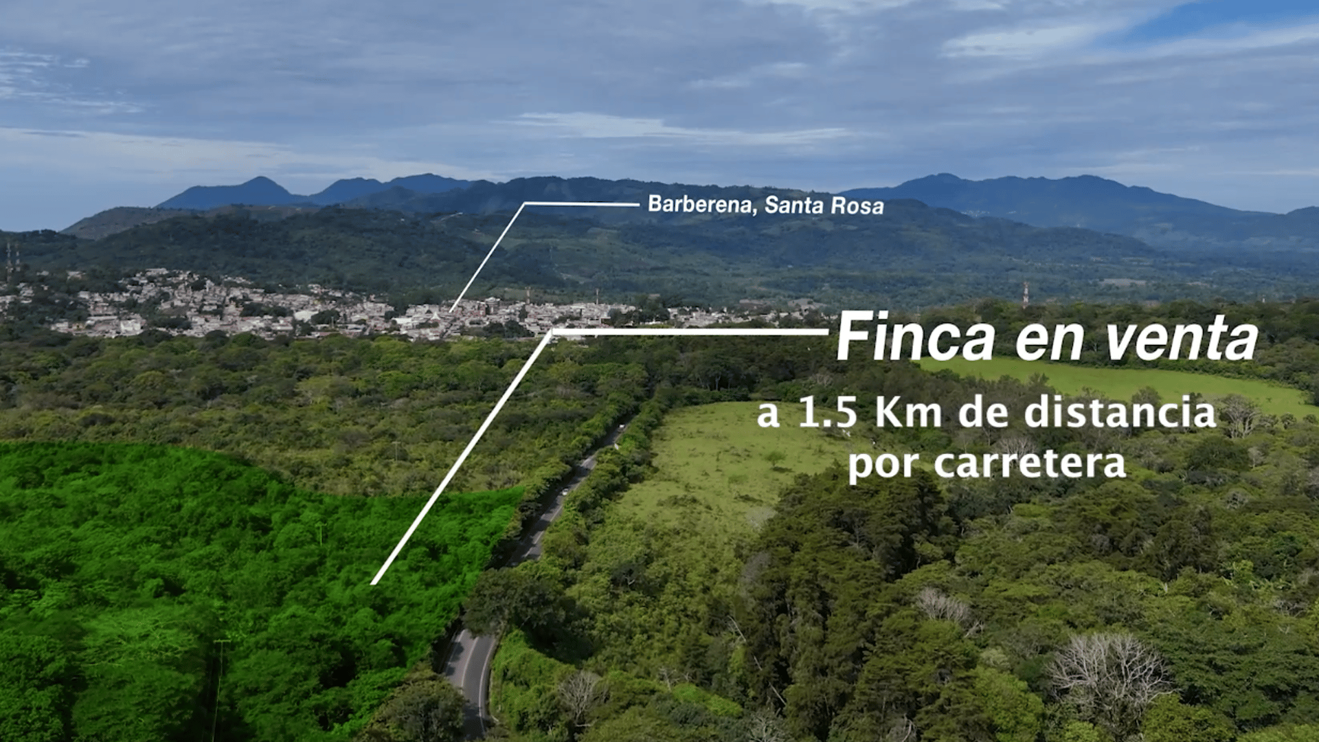 FINCA EN VENTA EN BARBERENA, SANTA ROSA
