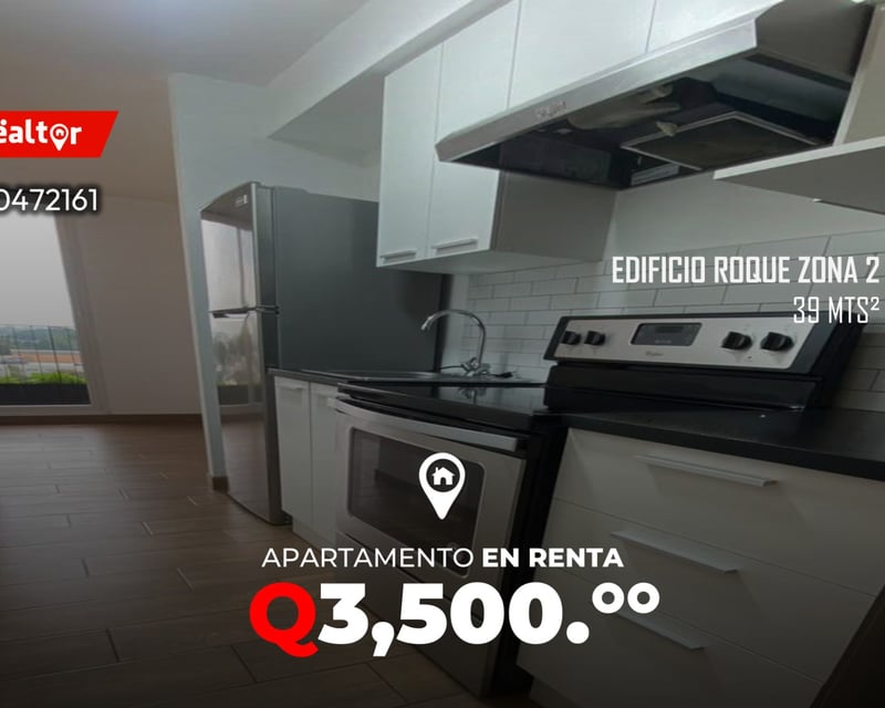 Apartamento en renta en Edificio Roque zona 2