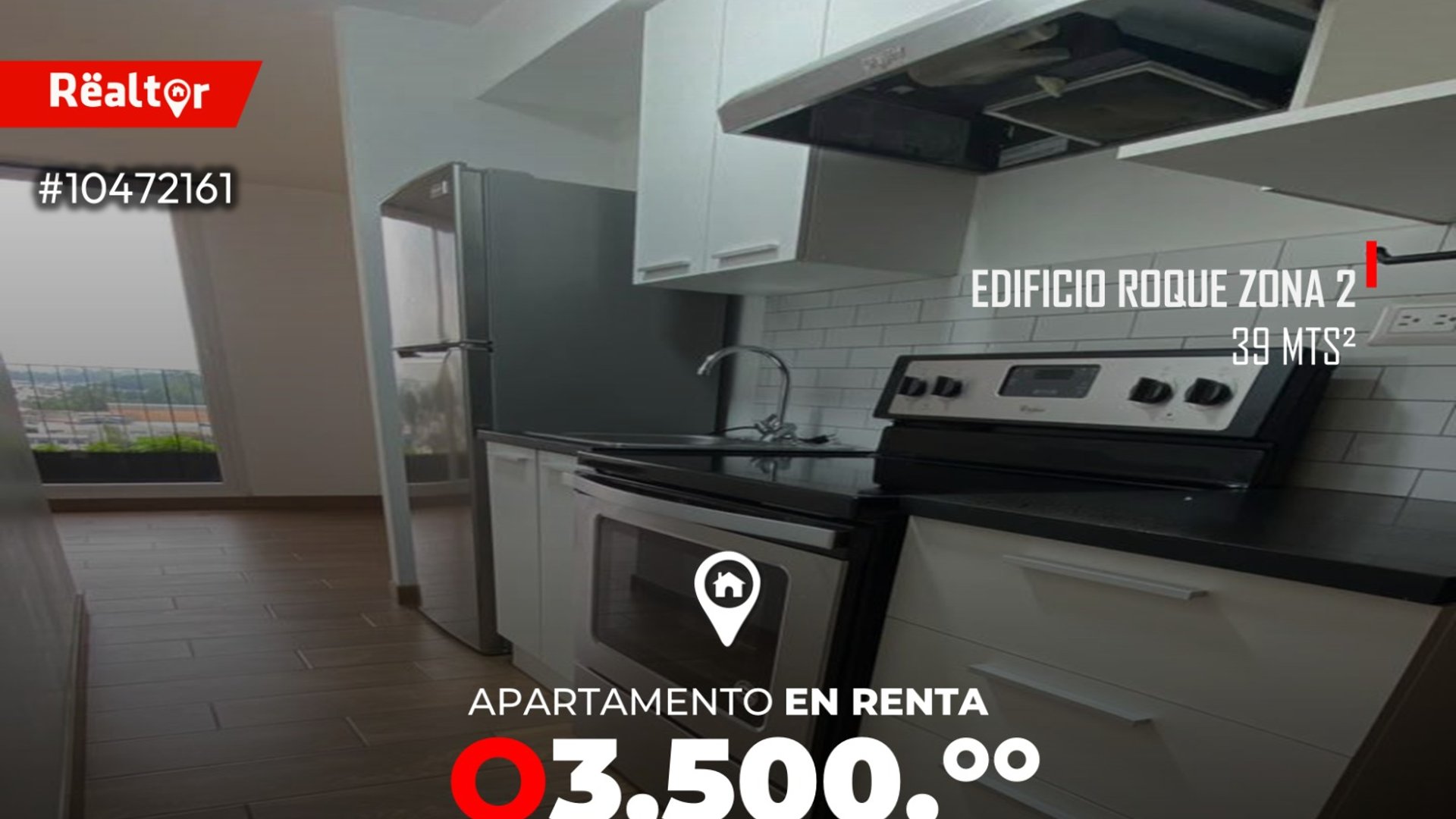 Apartamento en renta en Edificio Roque zona 2