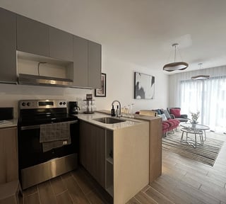 Apartamento en renta amueblado de 1 habitacion en zona 14 Ref-5188