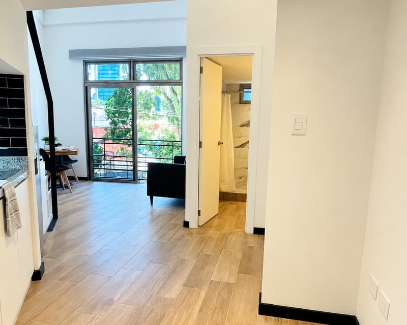 Apartamento en renta de 1 habitación en Zona 10