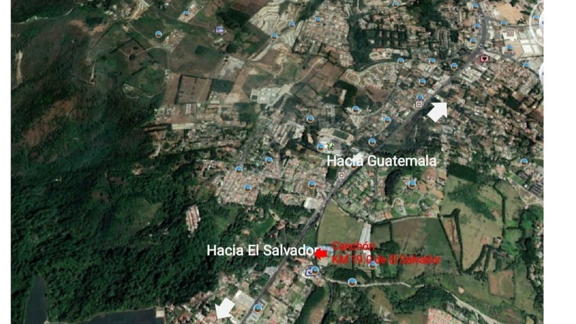 Terreno en Alquiler/Venta Canchón Km. 19 Carretera a El Salvador Ruta CA-1 Orien