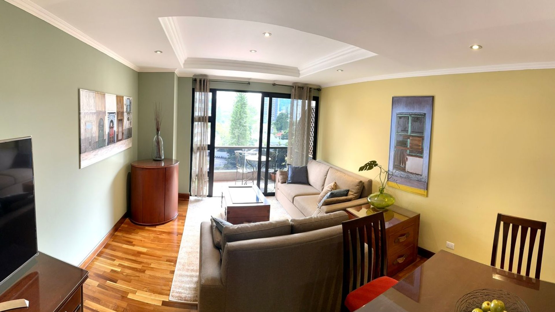 Apartamento amueblado en alquiler, Altos de Santa Clara zona 10