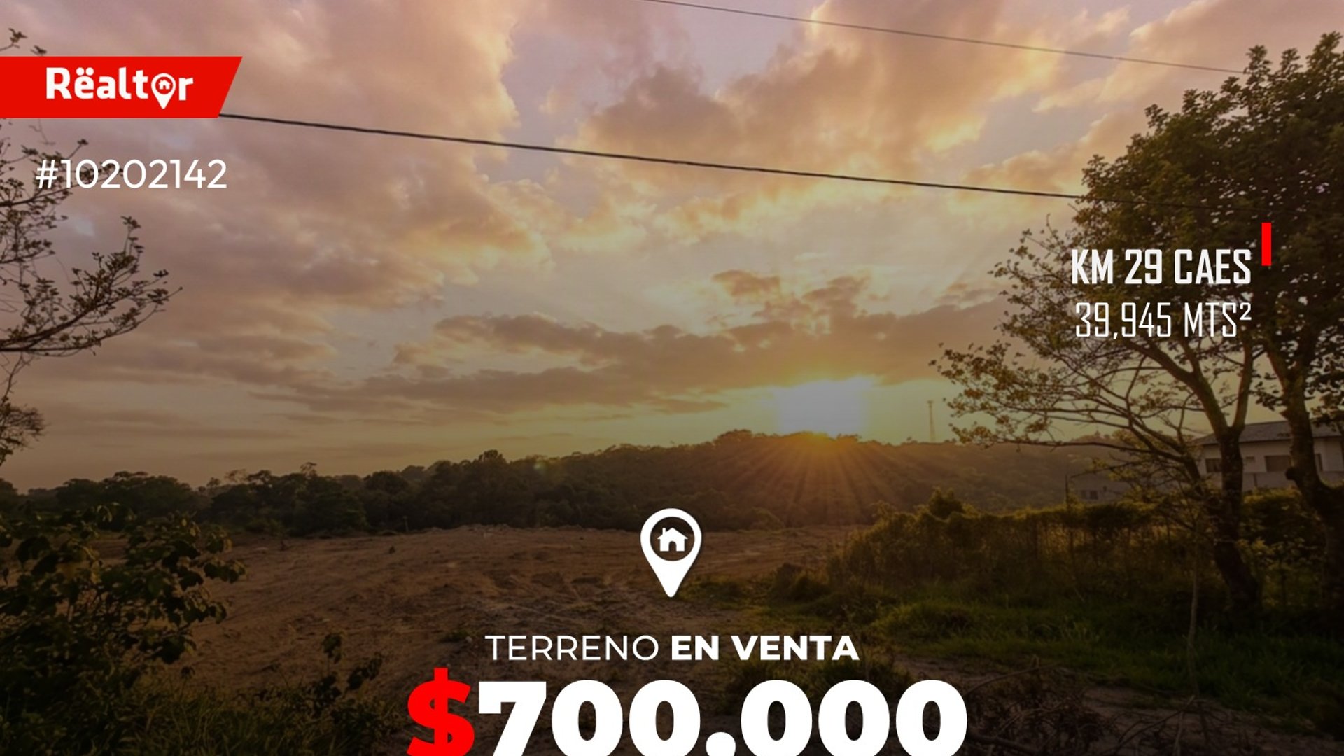 Venta de terreno KM 29 CAES