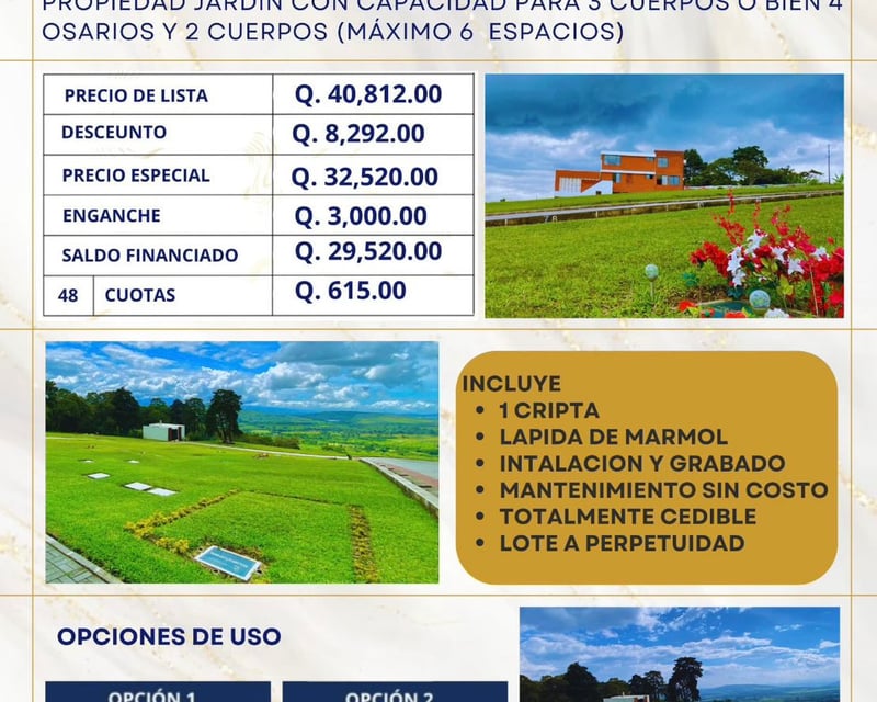 Terreno en cementerio en Venta en Fraijanes CAES