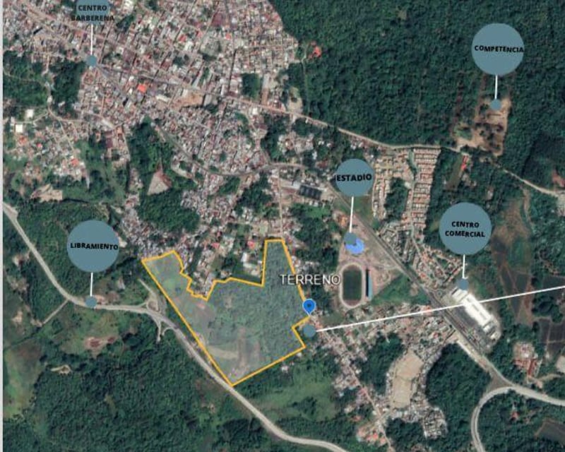 Venta de terreno de 22 manzanas en Barberena | Santa Rosa