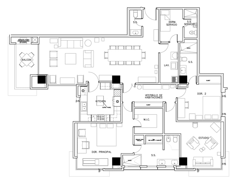 Apartamento Santa Sofía, 2 habitaciones en venta