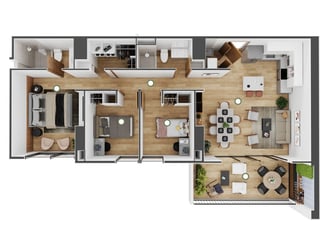 Apartamento en Venta en planos en Zona 11 - 5