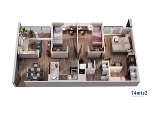 Apartamento en VENTA en Santa Catarina Pinula - 2