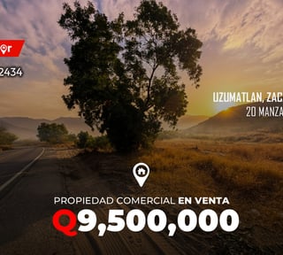 Propiedad comercial en venta en Uzumatlan, Zacapa 