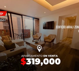 Apartamento en venta en edificio Airali zona 10