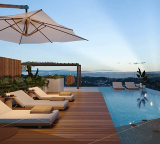 Apartamento 2 dormitorios en venta zona 10 Guatemala