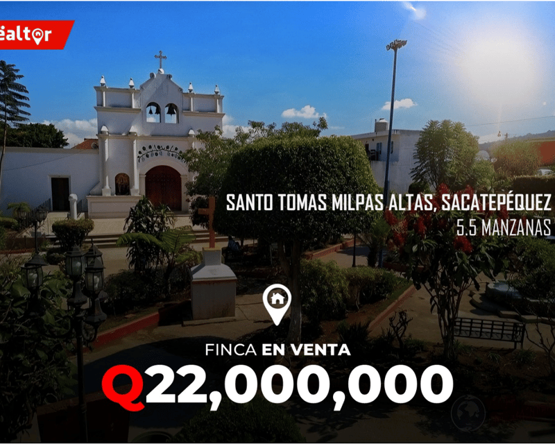 Finca en Venta en Santo Tomás Milpas Altas, Sacatepequez