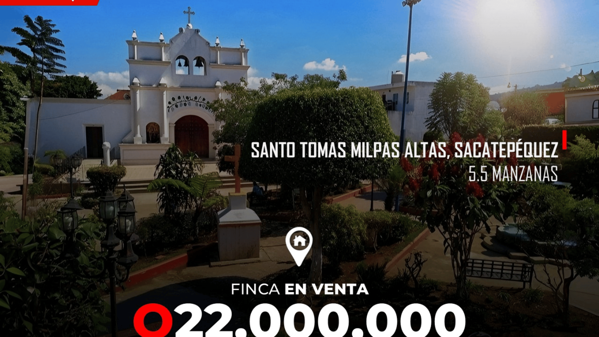 Finca en Venta en Santo Tomás Milpas Altas, Sacatepequez