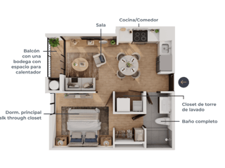 Venta de Apartamento en Mariscal Zona 11 en planos - 5