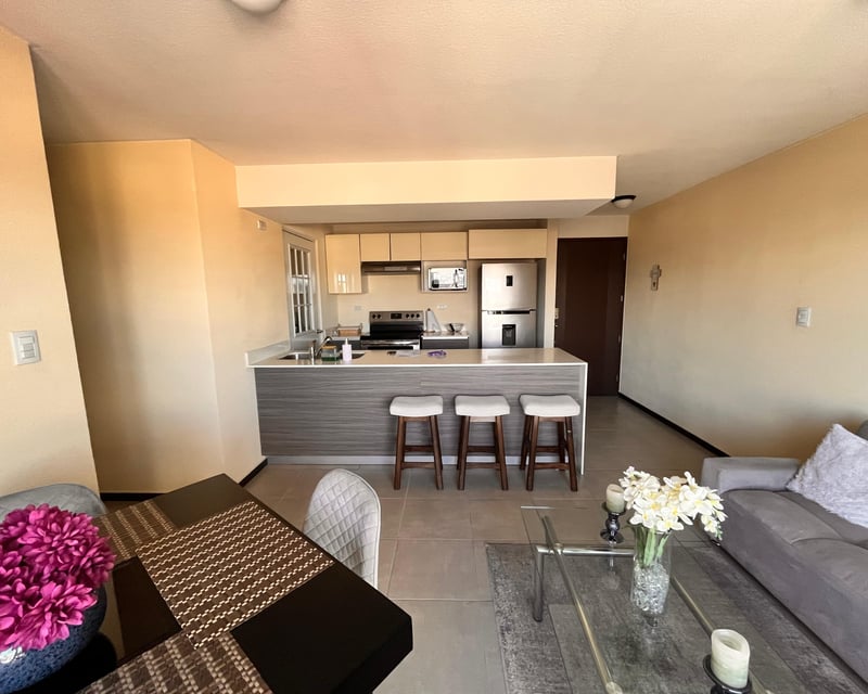 Apartamento amueblado en renta - 3 habitaciones en zona 11 Ref-5994