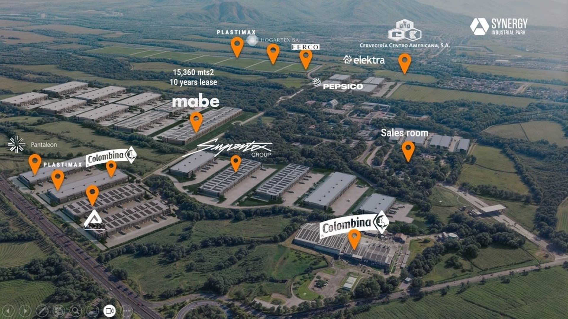 PARQUE INDUSTRIAL SINERGY  BODEGAS Y TERRENOS RENTA / VENTA  – ESCUINTLA